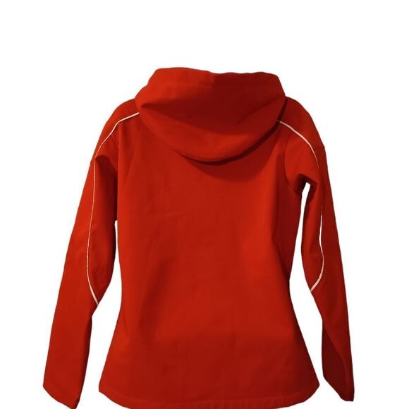 Nike red softshell jacket women's size L - Picture 7 of 8
